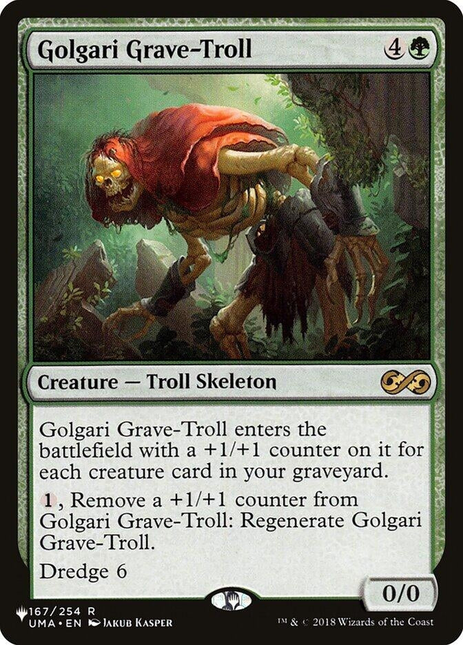 Image for Golgari Grave-Troll (167/254) [The List Reprints] - Magic: The Gathering