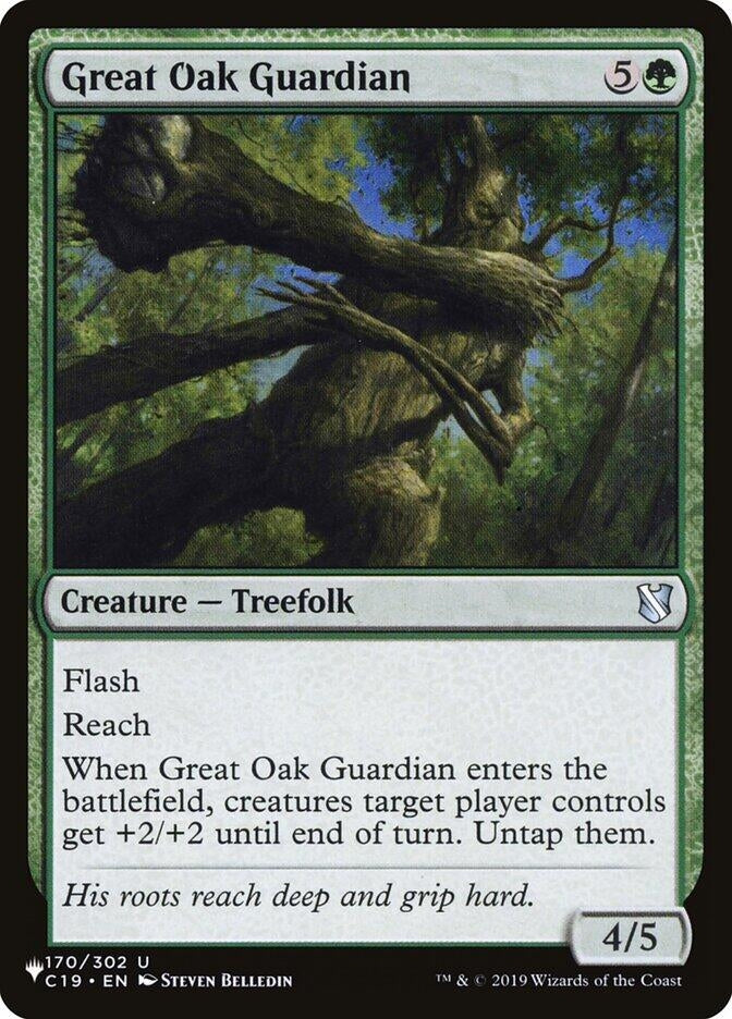 Image for Great Oak Guardian (170/302) [The List Reprints] - Magic: The Gathering
