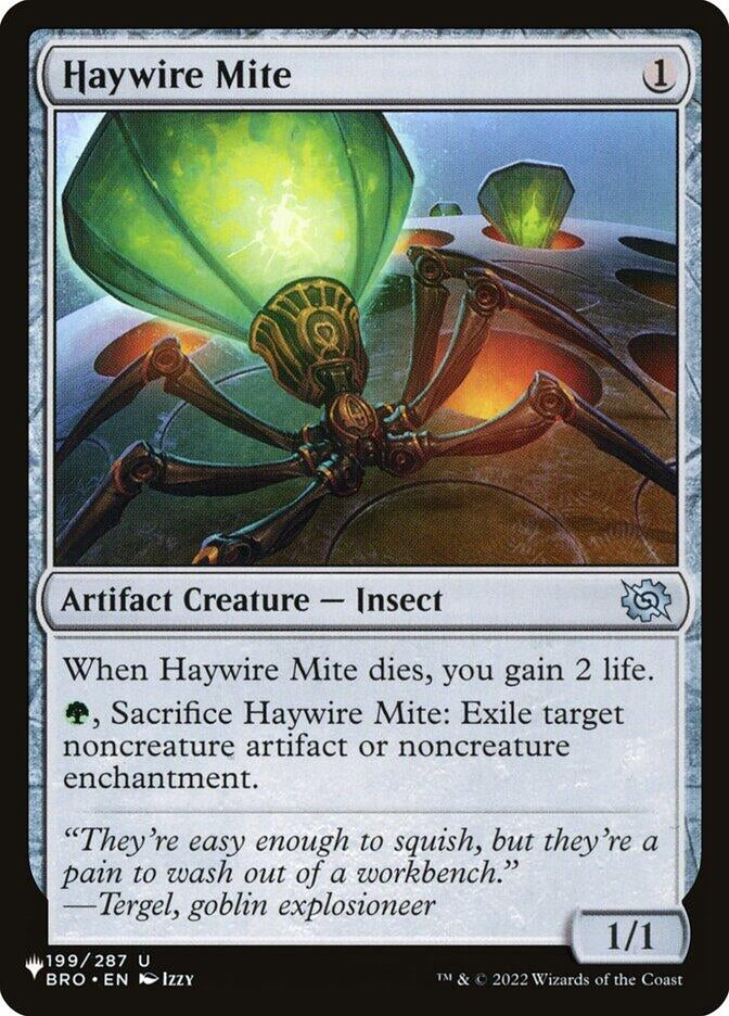 Image for Haywire Mite (199/012) [The List Reprints] - Magic: The Gathering