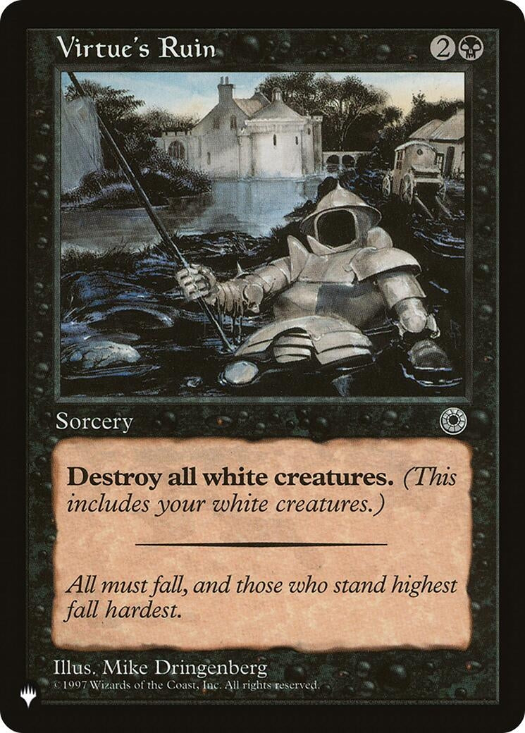 Image for Virtue's Ruin [The List Reprints] - Magic: The Gathering
