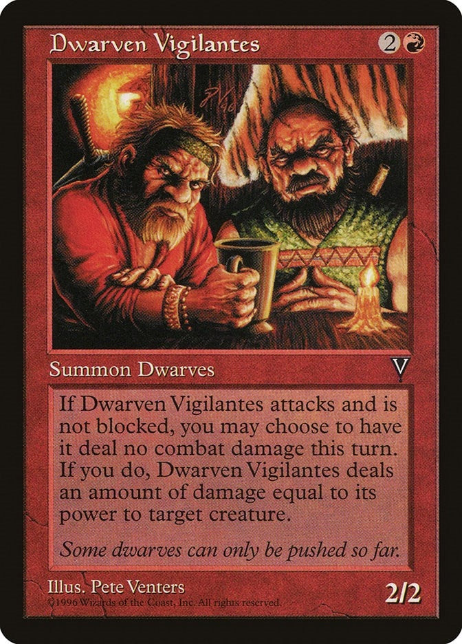 Image for Dwarven Vigilantes [Visions] - Magic: The Gathering