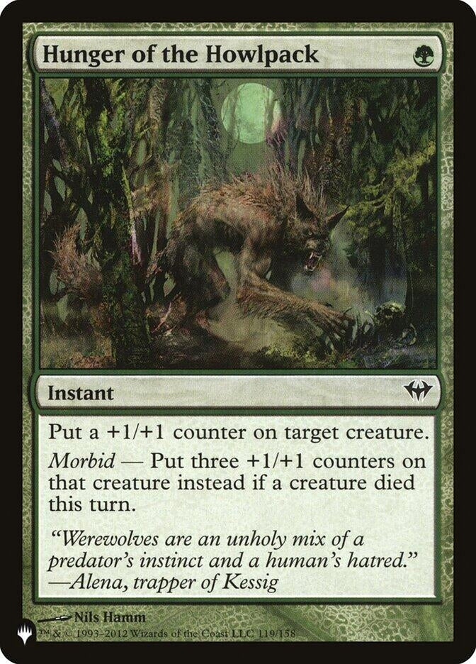Image for Hunger of the Howlpack (119/158) [The List Reprints] - Magic: The Gathering