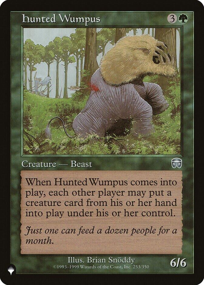 Image for Hunted Wumpus (253/350) [The List Reprints] - Magic: The Gathering