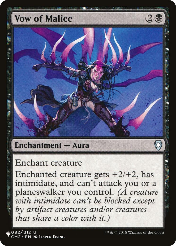 Image for Vow of Malice (082/312) [The List Reprints] - Magic: The Gathering