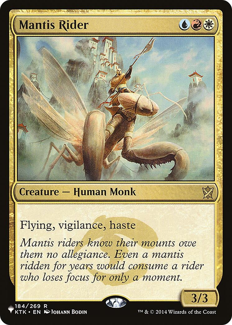Image for Mantis Rider (184/269) [The List Reprints] - Magic: The Gathering