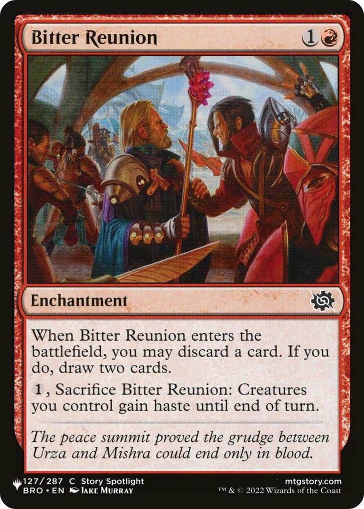 Image for Bitter Reunion (127/012) [The List Reprints] - Magic: The Gathering