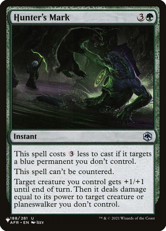Image for Hunter's Mark (188/281) [The List Reprints] - Magic: The Gathering