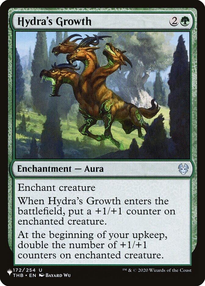 Image for Hydra's Growth (172/254) [The List Reprints] - Magic: The Gathering