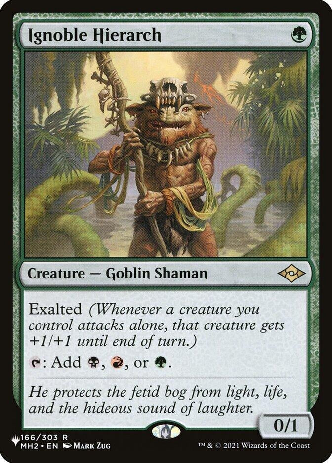Image for Ignoble Hierarch (166/303) [The List Reprints] - Magic: The Gathering
