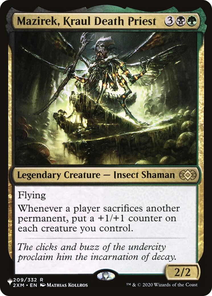 Mazirek, Kraul Death Priest (209/332) [The List Reprints]