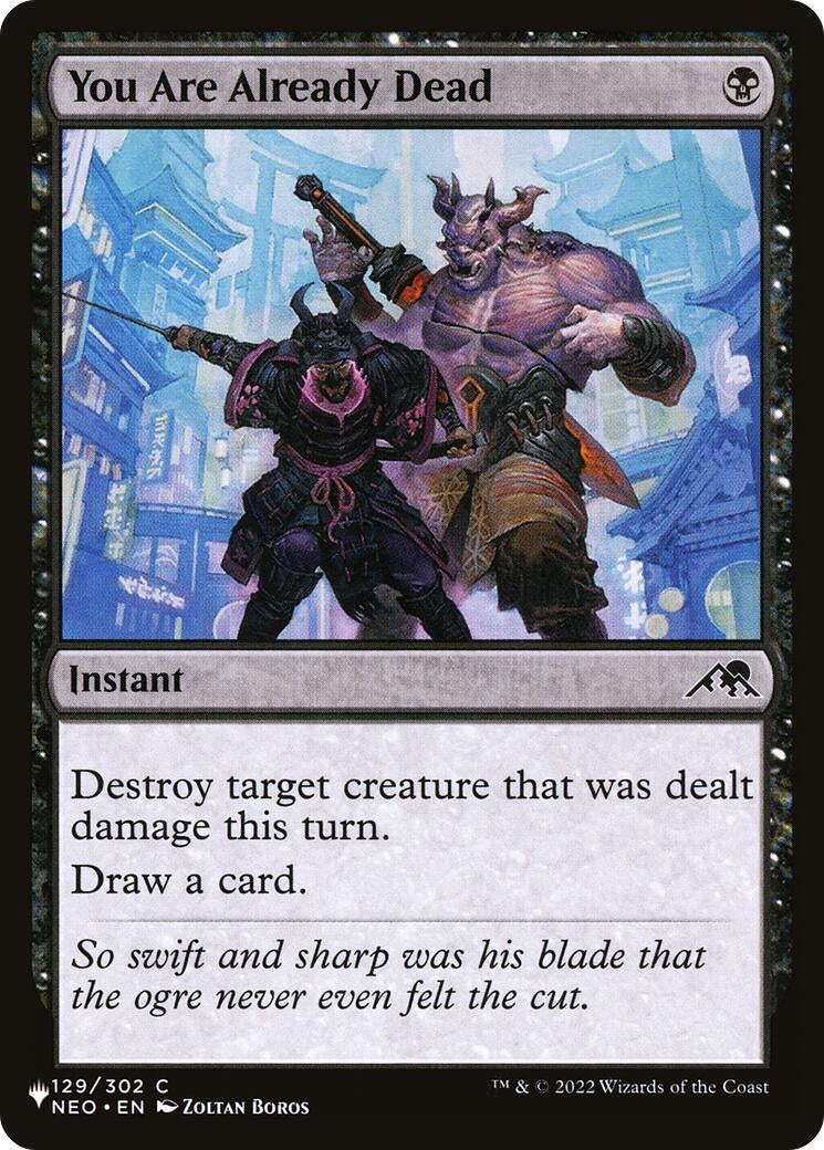 Image for You Are Already Dead (129/302) [The List Reprints] - Magic: The Gathering
