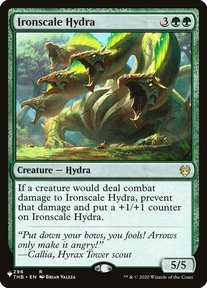 Image for Ironscale Hydra (296/254) [The List Reprints] - Magic: The Gathering