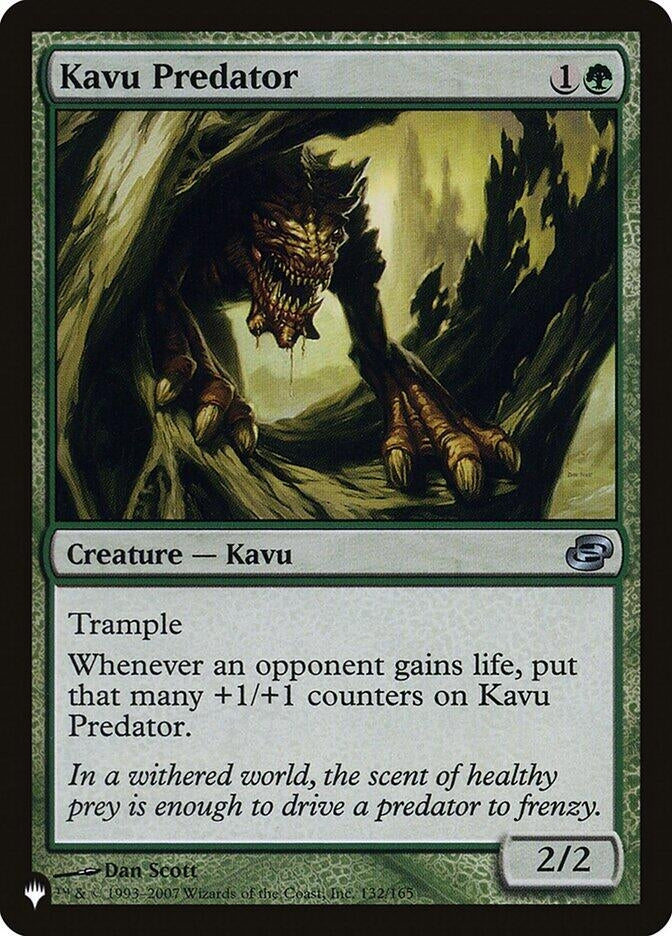 Image for Kavu Predator (132/165) [The List Reprints] - Magic: The Gathering