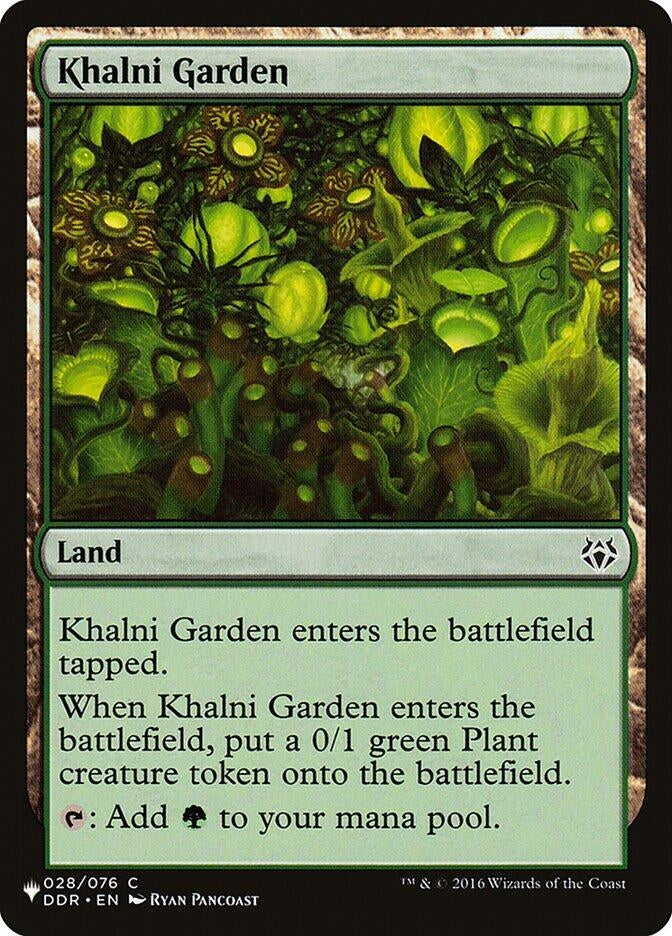 Image for Khalni Garden (028/076) [The List Reprints] - Magic: The Gathering