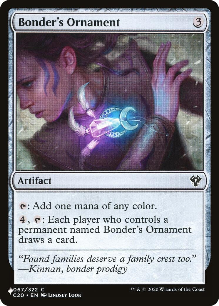 Image for Bonder's Ornament (067/322) [The List Reprints] - Magic: The Gathering
