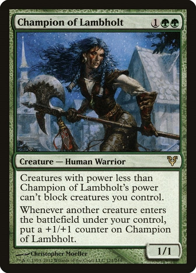 Image for Champion of Lambholt (171) [Avacyn Restored] - Magic: The Gathering