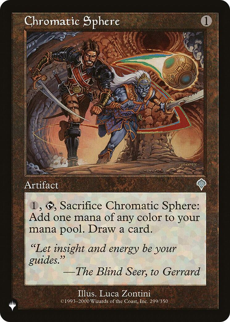 Image for Chromatic Sphere (299/350) [The List Reprints] - Magic: The Gathering