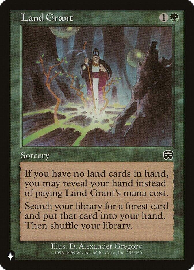 Image for Land Grant (255/350) [The List Reprints] - Magic: The Gathering