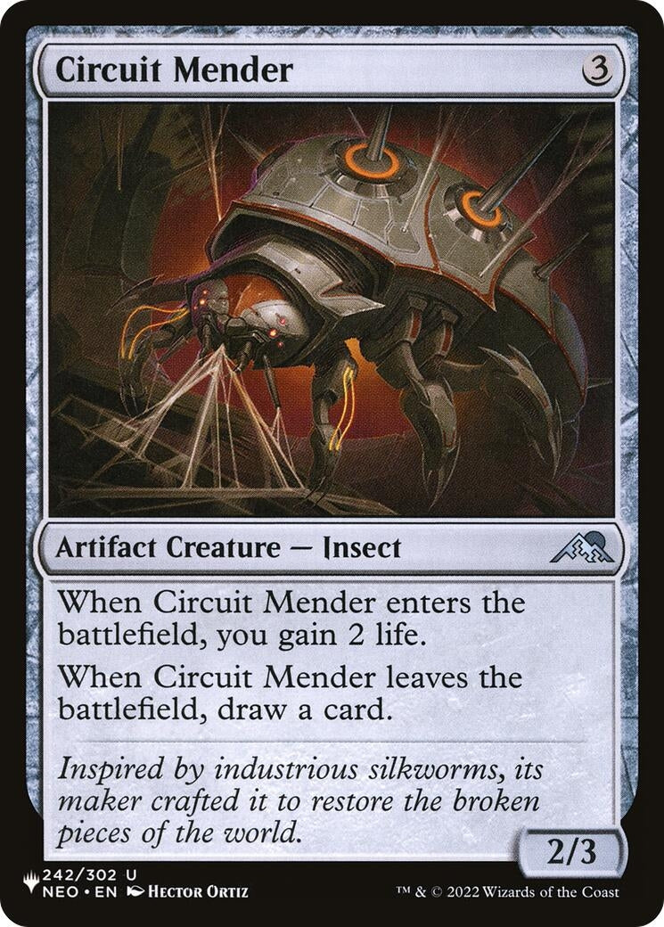 Image for Circuit Mender (242/302) [The List Reprints] - Magic: The Gathering