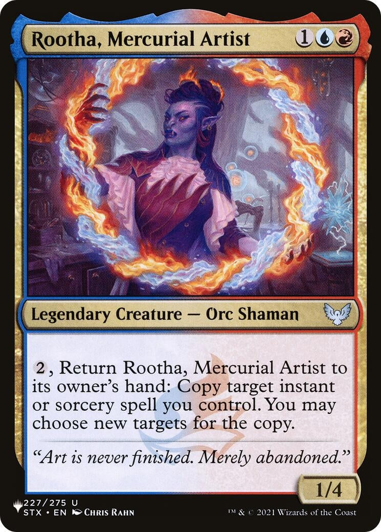 Image for Rootha, Mercurial Artist (227/275) [The List Reprints] - Magic: The Gathering