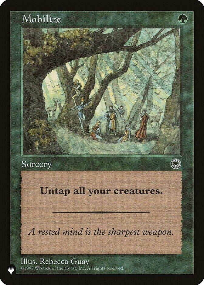 Image for Mobilize [The List Reprints] - Magic: The Gathering