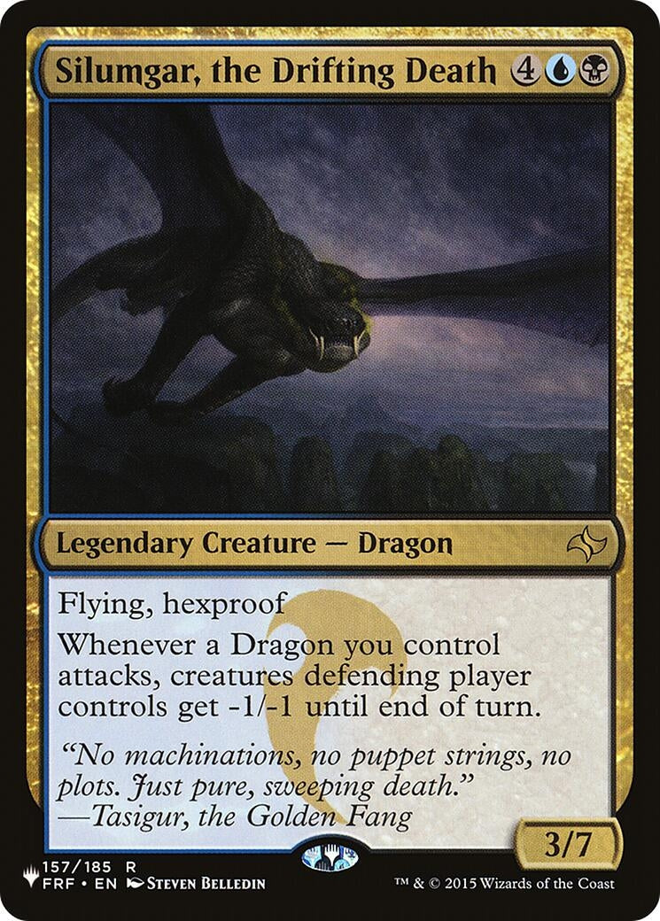 Image for Silumgar, the Drifting Death (157/185) [The List Reprints] - Magic: The Gathering