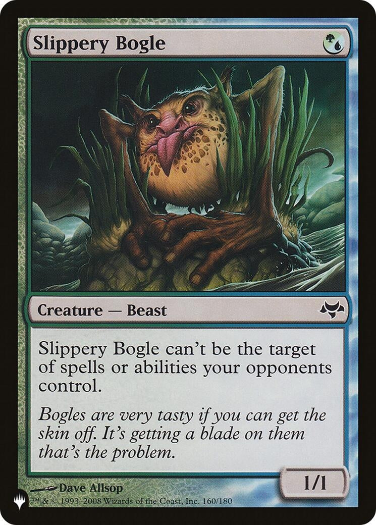 Image for Slippery Bogle (160/180) [The List Reprints] - Magic: The Gathering