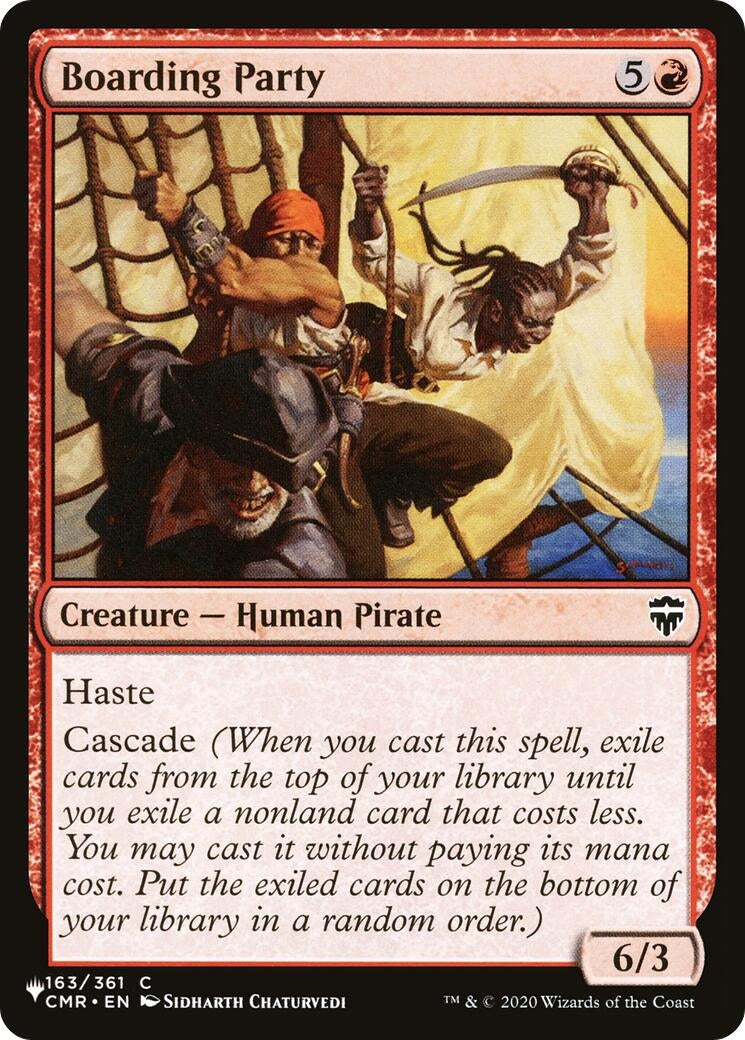 Image for Boarding Party (163/361) [The List Reprints] - Magic: The Gathering