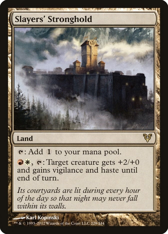 Image for Slayers' Stronghold (229) [Avacyn Restored] - Magic: The Gathering