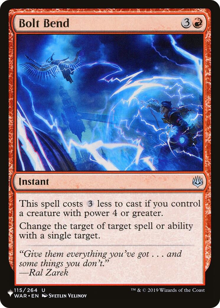 Image for Bolt Bend (115/264) [The List Reprints] - Magic: The Gathering