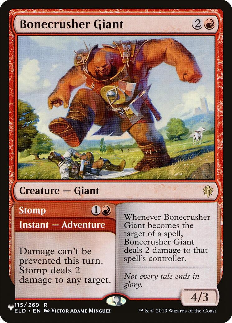Image for Bonecrusher Giant (115/269) [The List Reprints] - Magic: The Gathering