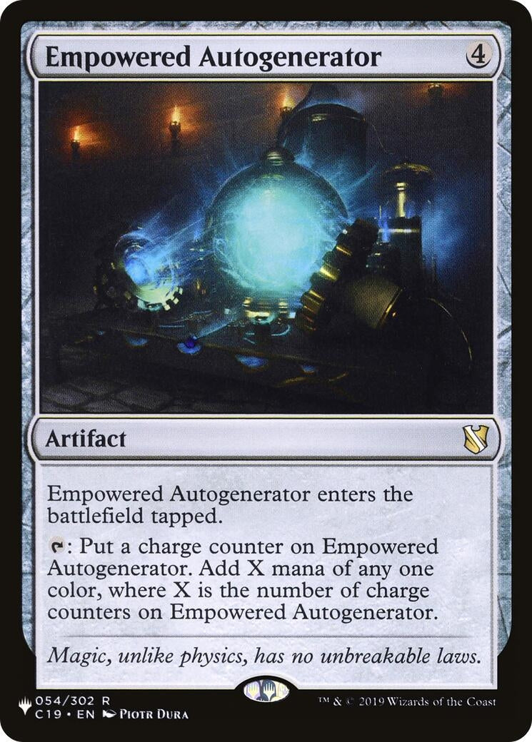 Image for Empowered Autogenerator (054/302) [The List Reprints] - Magic: The Gathering