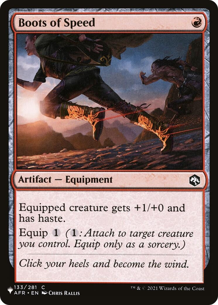 Image for Boots of Speed (133/281) [The List Reprints] - Magic: The Gathering