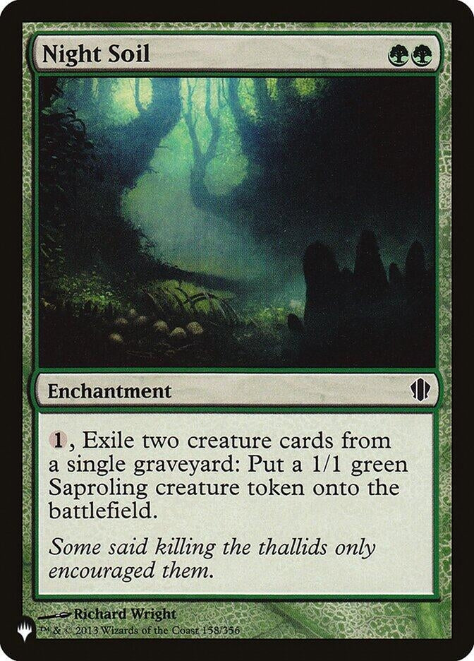 Image for Night Soil (158/356) [The List Reprints] - Magic: The Gathering