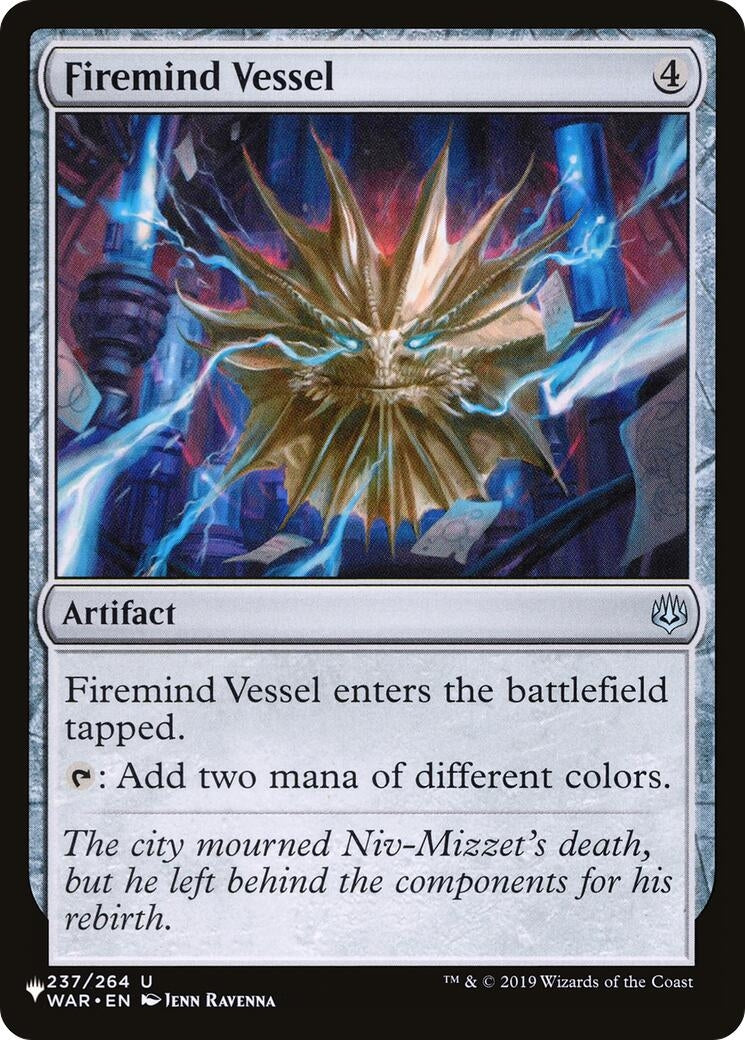 Image for Firemind Vessel (237/264) [The List Reprints] - Magic: The Gathering