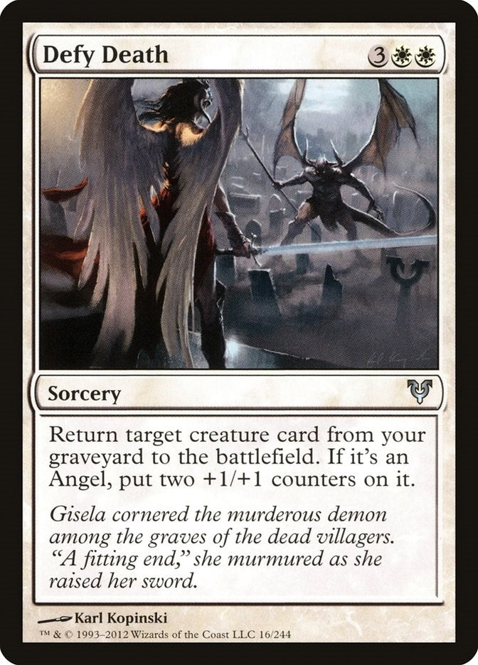 Image for Defy Death (16) [Avacyn Restored] - Magic: The Gathering