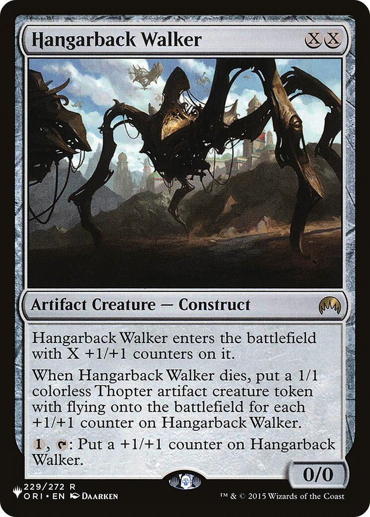 Image for Hangarback Walker (229/272) [The List Reprints] - Magic: The Gathering