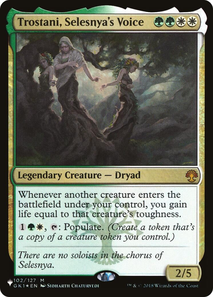 Image for Trostani, Selesnya's Voice (102/127) [The List Reprints] - Magic: The Gathering