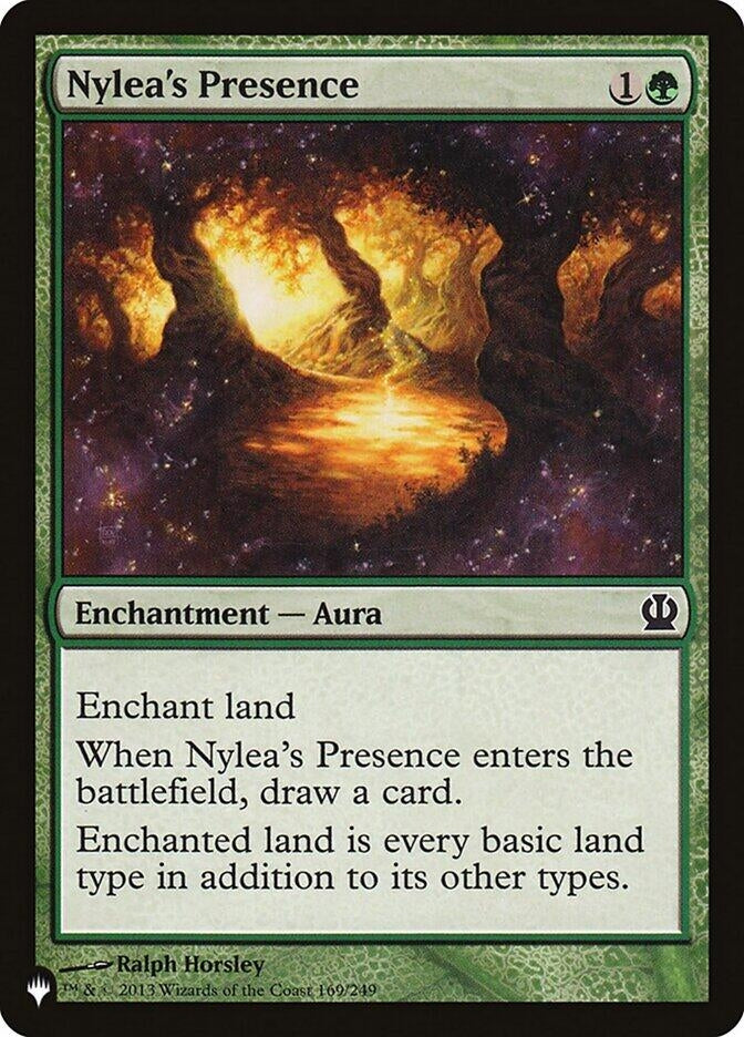 Image for Nylea's Presence (169/249) [The List Reprints] - Magic: The Gathering
