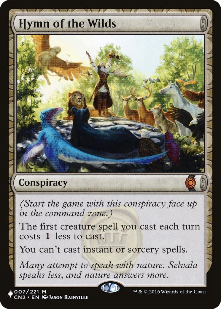 Image for Hymn of the Wilds (007/221) [The List Reprints] - Magic: The Gathering