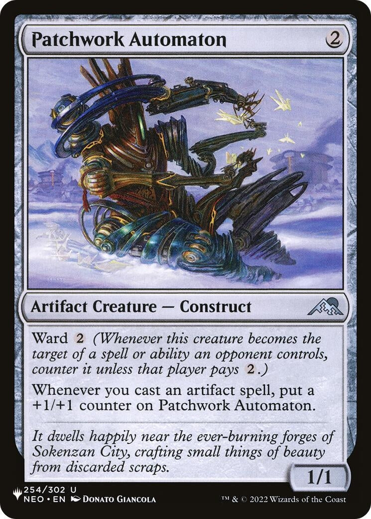 Image for Patchwork Automaton (254/302) [The List Reprints] - Magic: The Gathering