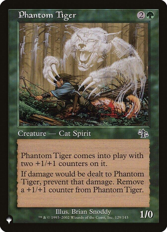 Image for Phantom Tiger (129/143) [The List Reprints] - Magic: The Gathering