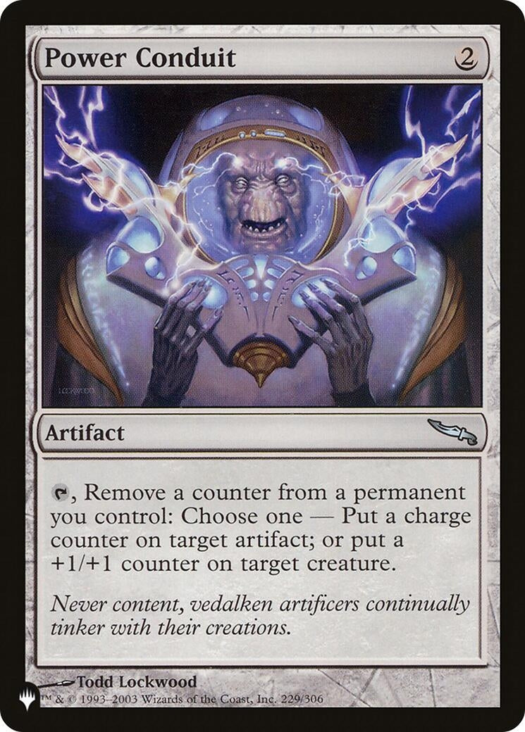 Image for Power Conduit (229/306) [The List Reprints] - Magic: The Gathering
