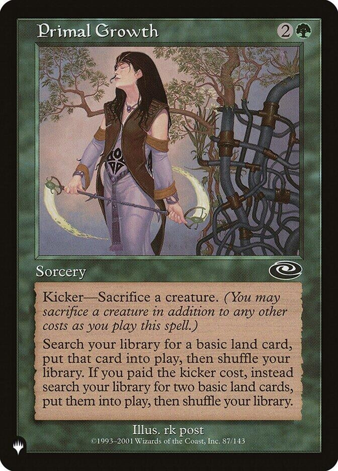 Image for Primal Growth (87/143) [The List Reprints] - Magic: The Gathering