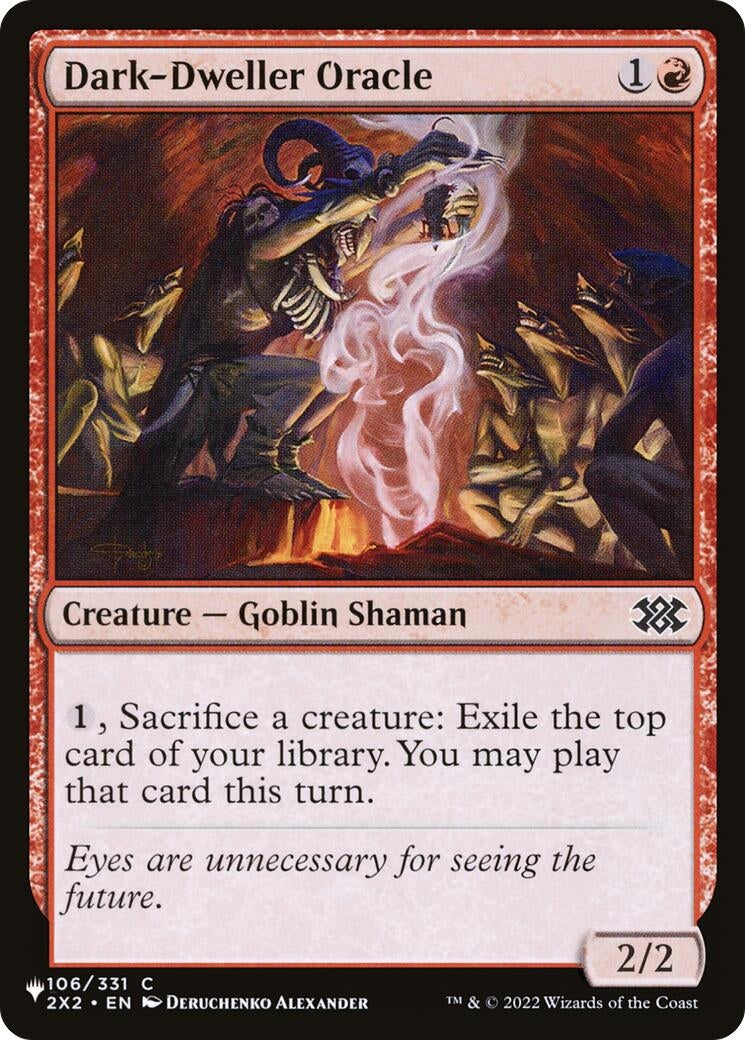 Image for Dark-Dweller Oracle (106/024) [The List Reprints] - Magic: The Gathering