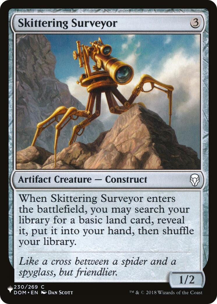 Skittering Surveyor (230/269) [The List Reprints]