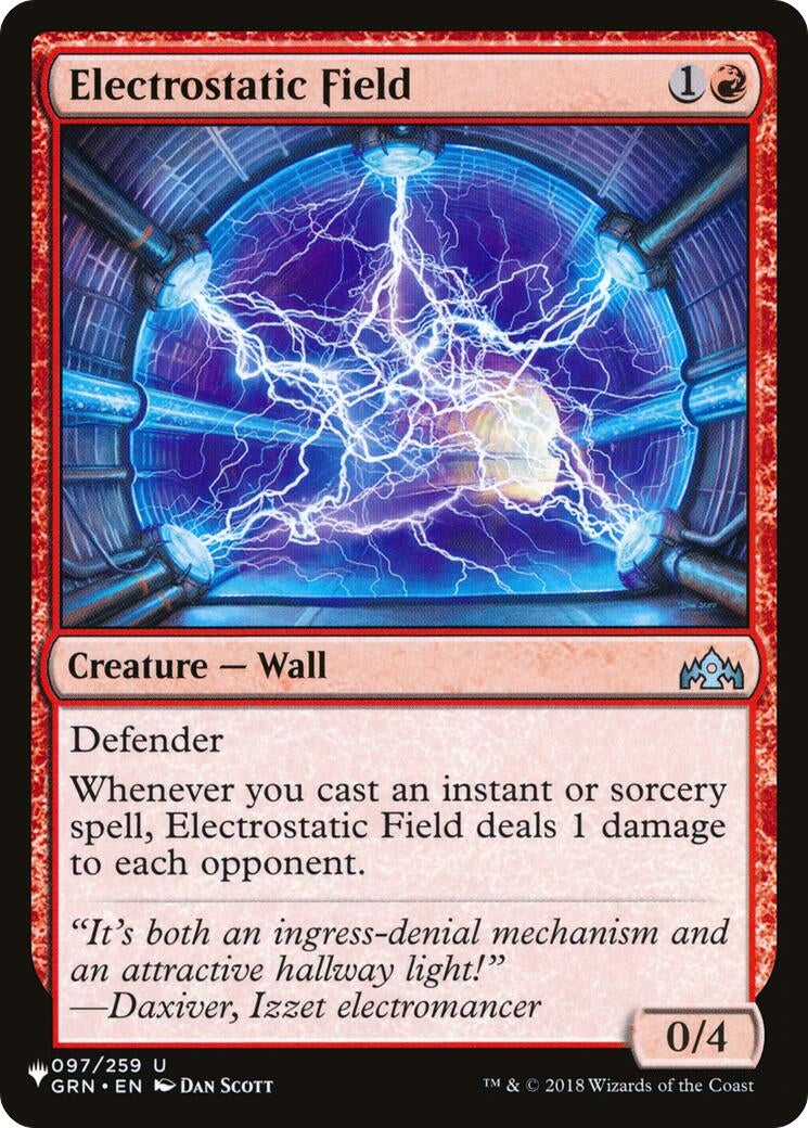 Image for Electrostatic Field (097/259) [The List Reprints] - Magic: The Gathering