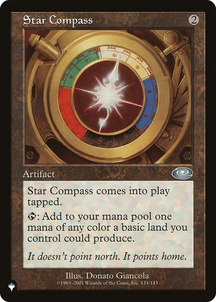 Image for Star Compass (134/143) [The List Reprints] - Magic: The Gathering