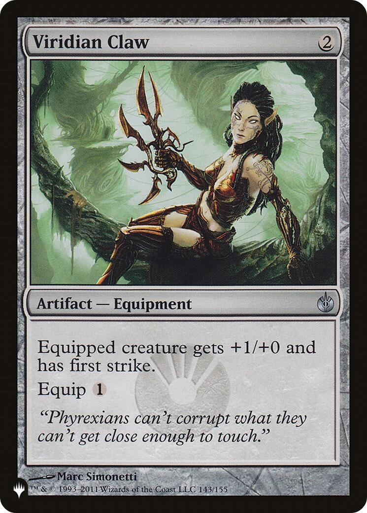Image for Viridian Claw (143/155) [The List Reprints] - Magic: The Gathering