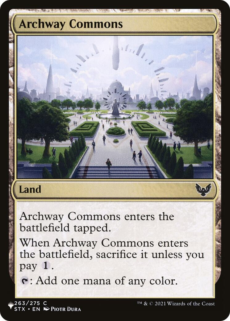 Image for Archway Commons (263/275) [The List Reprints] - Magic: The Gathering